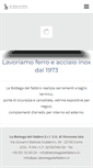 Mobile Screenshot of labottegadelfabbro.it